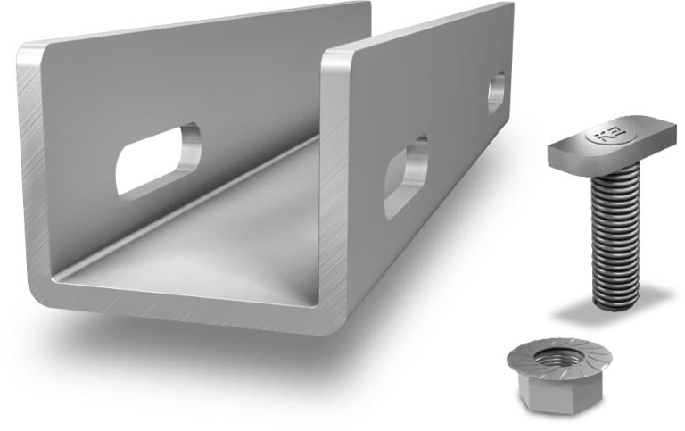 K2 alusín-toldó elem, szett Crossrail-hez (+4 csavar anyával) (1002389)