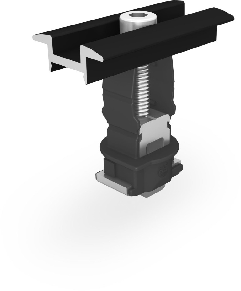 K2 Clamp MC 25-40, új univerzális köztes leszorító, fekete (2004148)