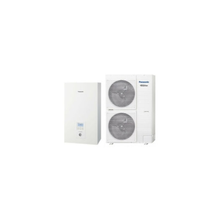 Panasonic AQUAREA T-CAP szett osztott levegő-víz hőszivattyú 9 kW, 1 fázisú, 3kW kiegészítő fűtőbetéttel