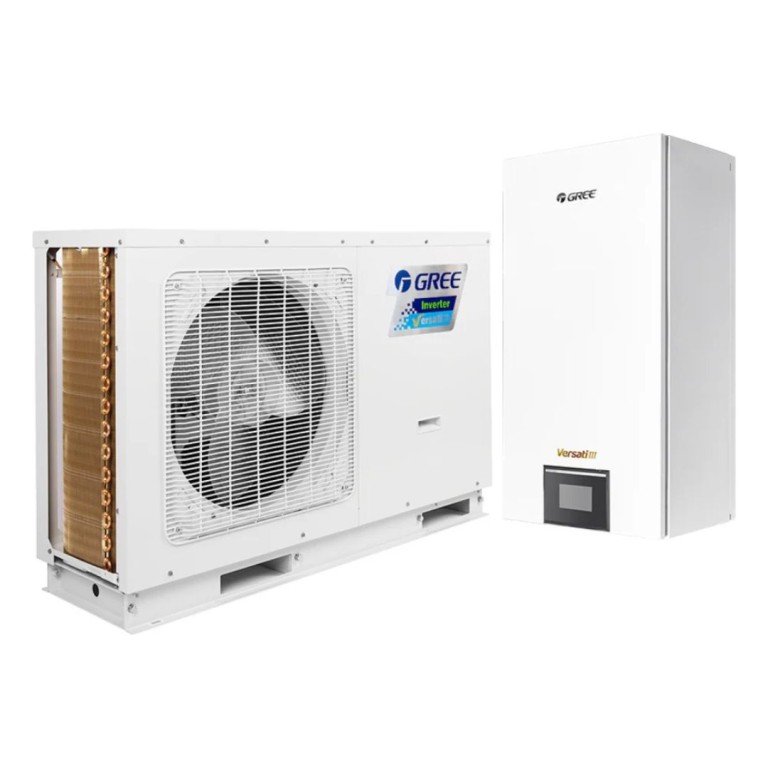 Gree Versati III osztott levegő-víz 12 kW hőszivattyú szett beépített HMV tárolóval